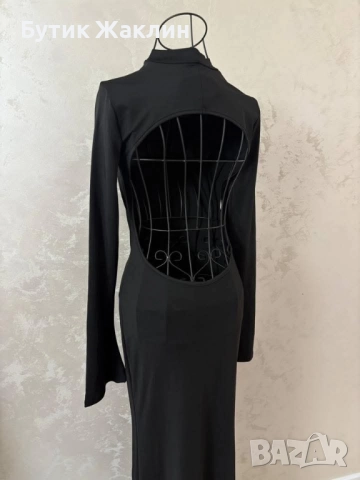 Дамска рокля с отворен гръб , снимка 3 - Рокли - 52461667