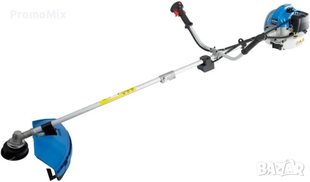 Бензинов тример Gude GFS 52.3 9500rpm 52 см³ Бензинова косачка Тример за трева с 2 ножа и корда , снимка 3 - Градинска техника - 52739220