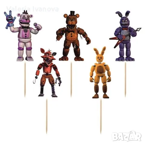 Комплект топери мечето Фреди Freddy , Five Nights at Freddy’s, 10 броя 99999
