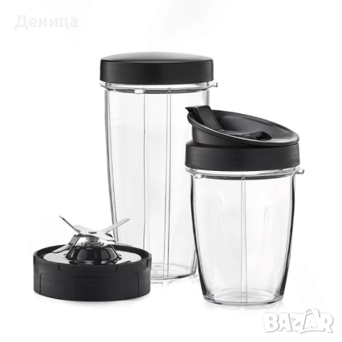 Нутри блендер Muhler, 1200W, 6 ножа, 2 чаши, Old Gold, снимка 5 - Блендери - 52512476