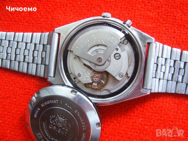 Orient Crystal 3 Stars Automatic Japan  мъжки ръчен часовник, снимка 7 - Антикварни и старинни предмети - 55924315