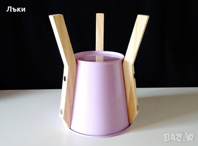 Холандска метална кашпа,саксия с крачета. , снимка 7 - Саксии и кашпи - 31768229