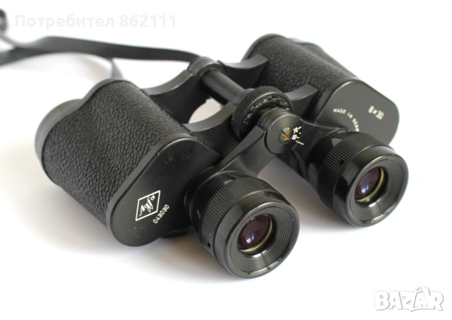 Германски бинокъл AGFA - 8X30, снимка 3 - Екипировка - 54031919