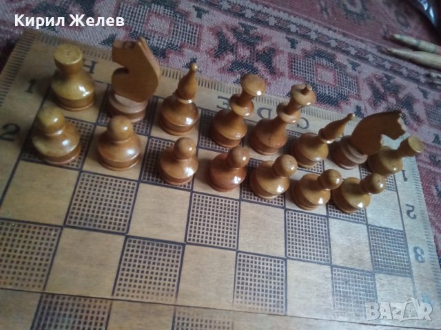 Шах стар дървен 43856, снимка 4 - Шах и табла - 44334624