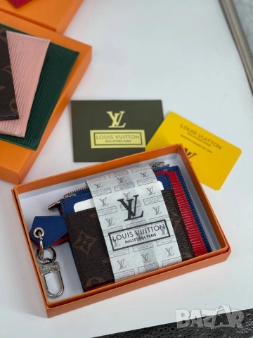 визитник от естествена кожа gucci louis vuitton , снимка 14 - Портфейли, портмонета - 51447652