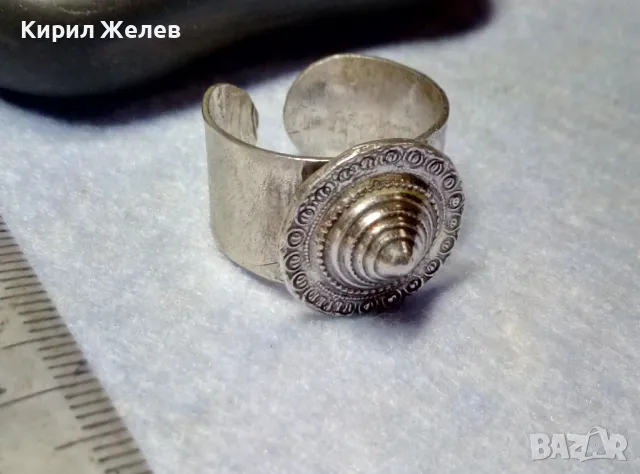 СТАР ЕТНО АРТ РЕГУЛИРУЕМ СРЕБЪРЕН ПРЪСТЕН СРЕБРО ВИСОКА ПРОБА МАЙСТОРСКА РЪЧНА РЕТРО ИЗРАБОТКА 49992