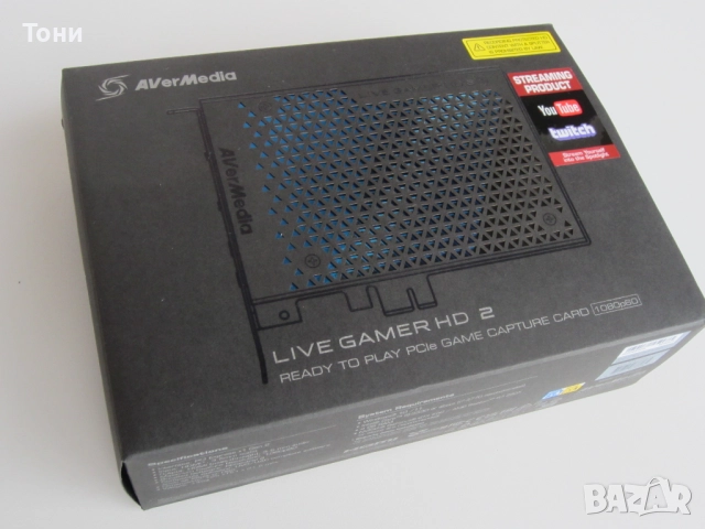 AVerMedia GC570 Live Gamer HD 2 PCI-Express кепчър карта, снимка 7 - Друга електроника - 52901298
