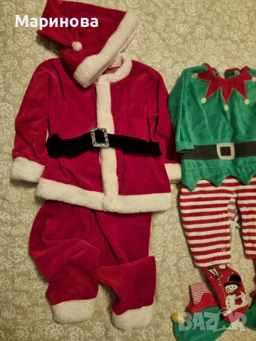 Бебешки коледен комплект лот, снимка 2 - Комплекти за бебе - 52830413