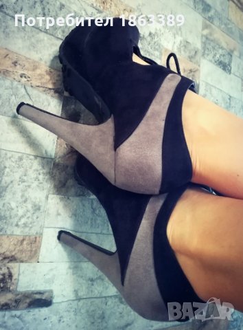 Обувки, снимка 2 - Дамски обувки на ток - 29914418