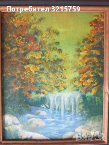 Картина масло, фазер , 34х28см., снимка 2 - Картини - 39820703