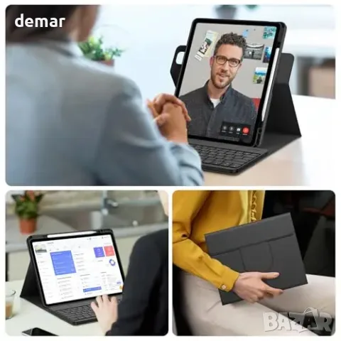 Калъф-клавиатура Bettdow за iPad Air 13 инча, снимка 7 - Клавиатури и мишки - 55776172