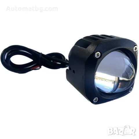 LED халоген за мотор Automat, Диоден, 10W, Черен