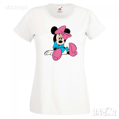 Дамска тениска Minnie Mouse 4 Подарък,Изненада,Рожден ден,