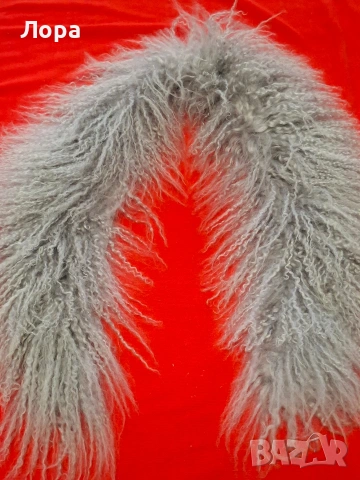 Дамска яка естествен косъм лама, снимка 4 - Шалове - 53317741