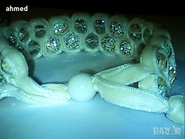 красиво кристално колие, снимка 5 - Бижутерийни комплекти - 47867543