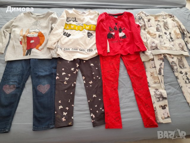 Блузки и клинчета 110 размер, снимка 1