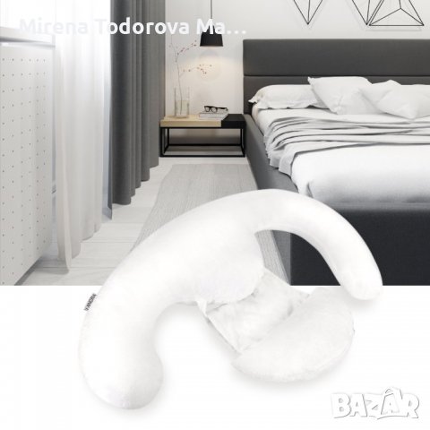 Възглавница за бременни,сваляща се калъфка, снимка 4 - Дрехи за бременни - 38219968