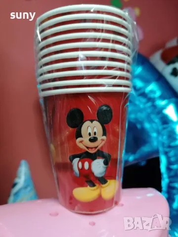 Парти артикули Мики и Мини Маус, снимка 6 - Други - 24228698