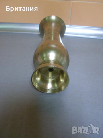 Бронзов съд- ваза., снимка 5 - Декорация за дома - 52920808