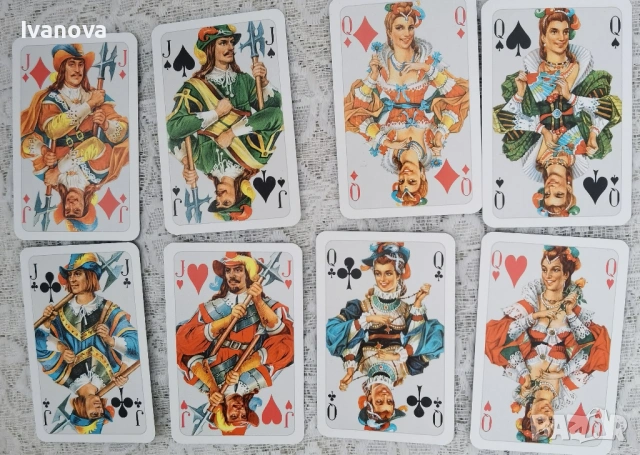 Колекционерски карти за белот от ГДР Salon 66, снимка 6 - Карти за игра - 53323752