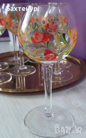 чаши за вино , снимка 3 - Чаши - 52632653