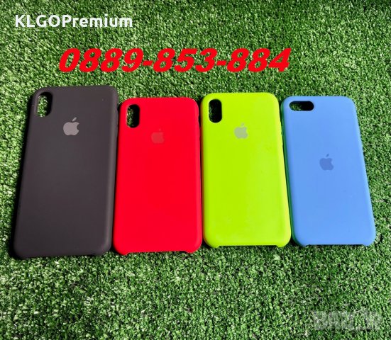 Apple Silicone Case кейс за iPhone 12 Pro 11 X XS MAX XR 7 8 6 Plus 6S SE калъф, снимка 1 - Аксесоари за Apple - 31945060