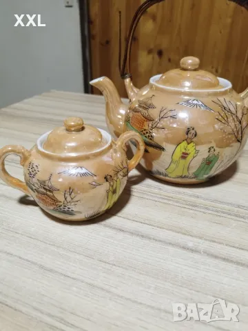 Вази , чайник захарница, снимка 2 - Антикварни и старинни предмети - 48477143