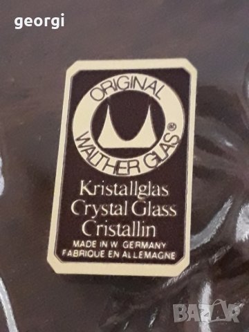 Немски кристален поднос Walter glass , снимка 4 - Аксесоари за кухня - 31874621