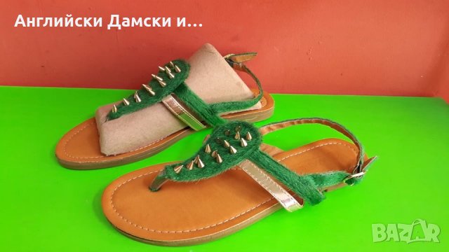 Английски дамски сандали, снимка 1 - Сандали - 29393790