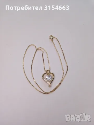 Колие с кристали , снимка 2 - Колиета, медальони, синджири - 49642995