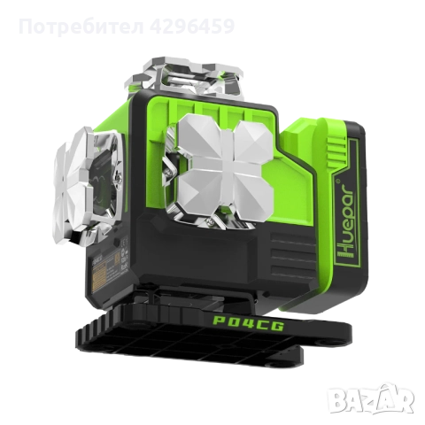 Лазерен Нивелир Huepar P04CG, 16 зелени линии 4D, снимка 5 - Измервателни инструменти - 52189706