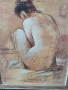 картина с гола жена. , снимка 2