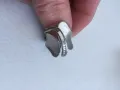 Красив нов сребърен пръстен с циркон , общо тегло 6.65г ,проба 925. , снимка 1