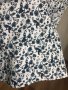 Чисто Нова М размер Мъжка Блуза с къс ръкав VRS Еластичен Памук Бяла Синя Цветя Пауни Шарена Ефектна, снимка 17