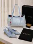 Gucci Дамски Светло Сини Обувки На Ток Гучи - Различни Модели Код E146, снимка 5