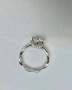 Сребърен пръстен с мойсанит (Диамант) 1 карат, снимка 7