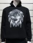 Нов мъжки суичър с дигитален печат Вълк - капан за сънища, снимка 5