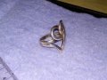 ДВЕ СЪРЦА в ЕДНО РОМАНТИЧЕН НЕЖЕН АРТ ПРЪСТЕН СРЕБРО 925 РЪЧНА ИЗРАБОТКА ЛЮБОВНО БИЖУ 34614, снимка 9