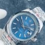 Мъжки часовник Rolex Oyster Perpetual Datejust Blue с автоматичен механизъм, снимка 4