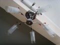 Полилей. Неръждаема стомана-инокс , кристал и стъкло - 220V5х 60W , снимка 2