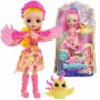 Кукла Enchantimals Royal - Falon Phoenix & Sunrise - Птиче / Mattel, снимка 1 - Кукли - 35175588