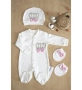 Ръчно изработени дрехи за новородено с име Уникални бебешки дрехи с персонализация , снимка 2