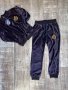 Спортно елегантен нов сет комплект от две части анцунг плюш кадифе плюшен детски костюм 11 12 години, снимка 4