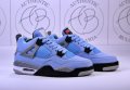 Nike Jordan Retro 4 UniversityBlue, Off-White, Fire Red, Metallic Red, снимка 1 - Маратонки - 34137530