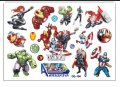Avengers Отмъстителите Капитан Америка Хълк Айрън железния Tattoo татос татуировка временна детска , снимка 4