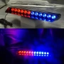 Сигнална лампа полицейска за стъкло 12 LED, снимка 2