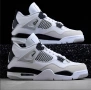 Nike Air Jordan 4 Retro White/Black – Премиум стил и качество, снимка 1