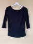 Черна блуза Zara с дантелен гръб, снимка 1 - Блузи с дълъг ръкав и пуловери - 39247827
