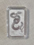 1 oz Perth Mint Lunar Змия 9999 чисто сребро , снимка 1