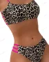 Секси дамски бански костюм от две части с леопардов принт, 5цвята , снимка 9